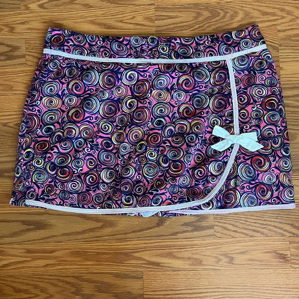 Lilly Pulitzer Swirl Pattern Skort